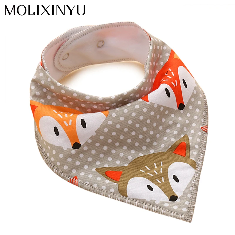 

MOLIXINYU Baby Bibs Burp Cloth Print Arrow Wave Washable Cotton Triangle Baby Bibs Bandana Baby Meal Bib Infant Bibs S