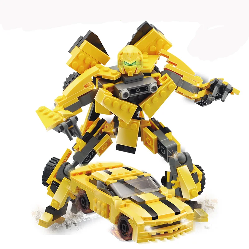Новое поступление Legoings 2 в 1 трансформации серии робот автомобиля спортивный