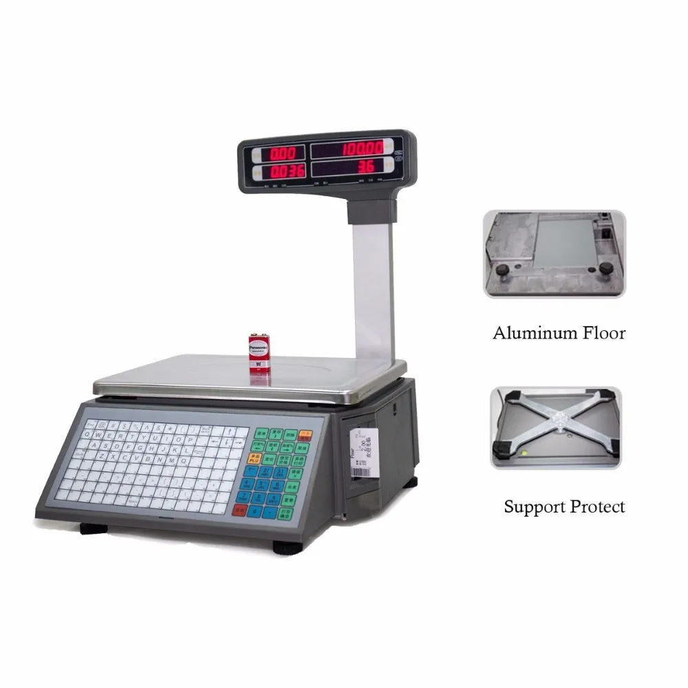  All In One Touch Screen Scale Printing Weighing Scale Computing Scale With Printer Weighing Scales 