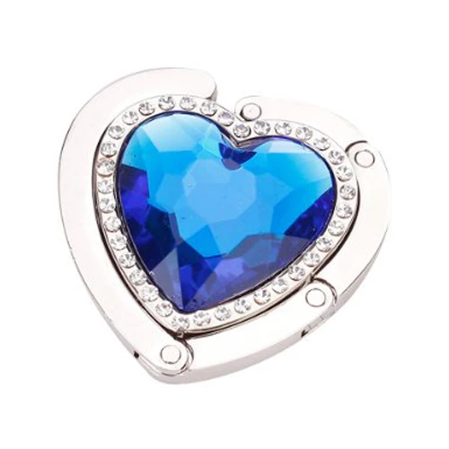 Heart-Shape Foldable Purse Handbag Hanger Hook Holder Heart-Shape Foldable Purse Handbag Hanger Hook Holder