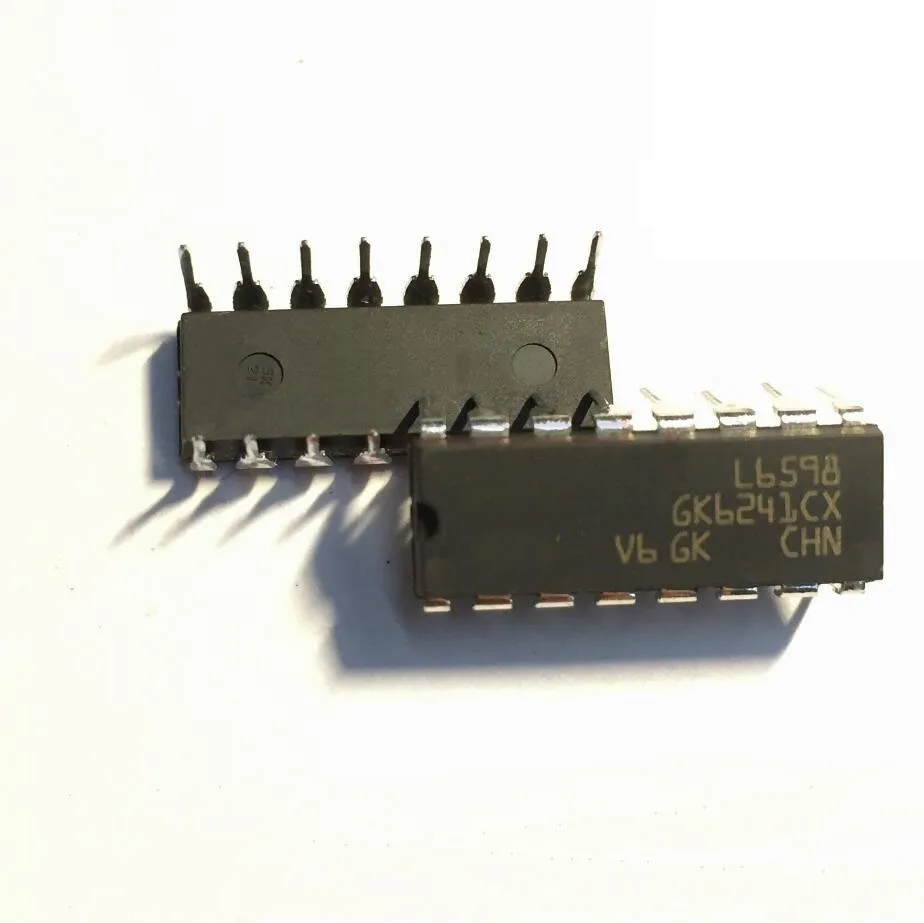 

10PCS L6598 DIP-16 High voltage resonant controller in double column