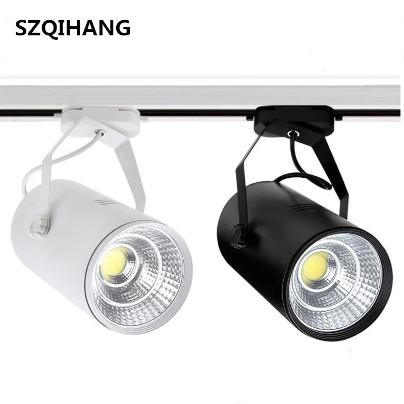 

LED Track Light COB 20W 30W Ceiling Rail Lights spotlight For Kitchen Fixed Clothing Shoes Shops Spot Tracking Lighting