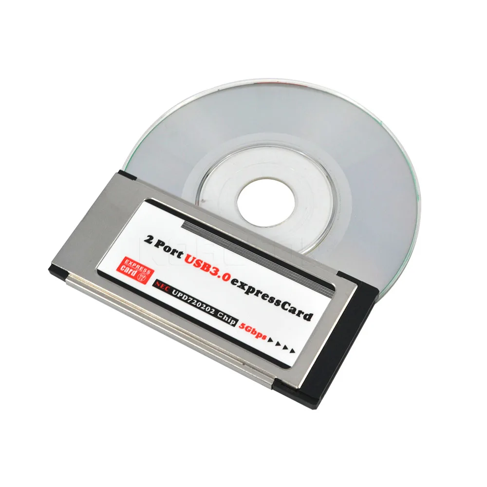 Kebidumei PCI Express карта к USB 3,0 Expresscard 2 порта адаптер 34 мм Express Card конвертер 5 Гбит/с для ноутбука компьютера