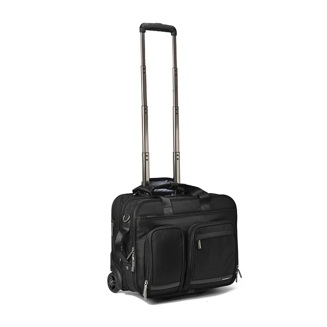 18"Carry ons trolley case,Business rolling luggage,Multi function