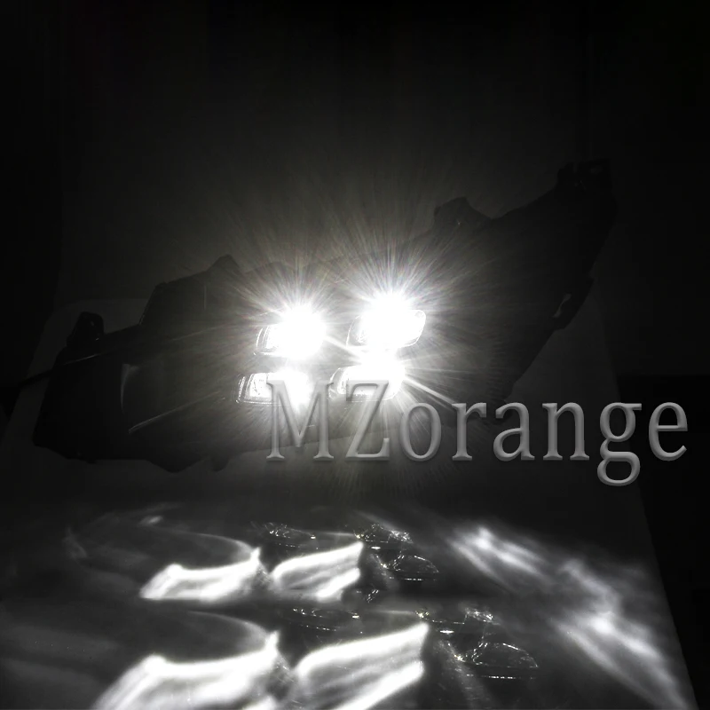 MZORANGE For Kia Optima K5 2010- LED Daytime Running Light Car Accessories Waterproof ABS 12V DRL Fog Lamp Day Light