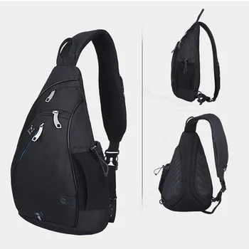 

Men Casual Polyester Large Capacity Chest Messenger Pack Shoulder Crossbody Bag