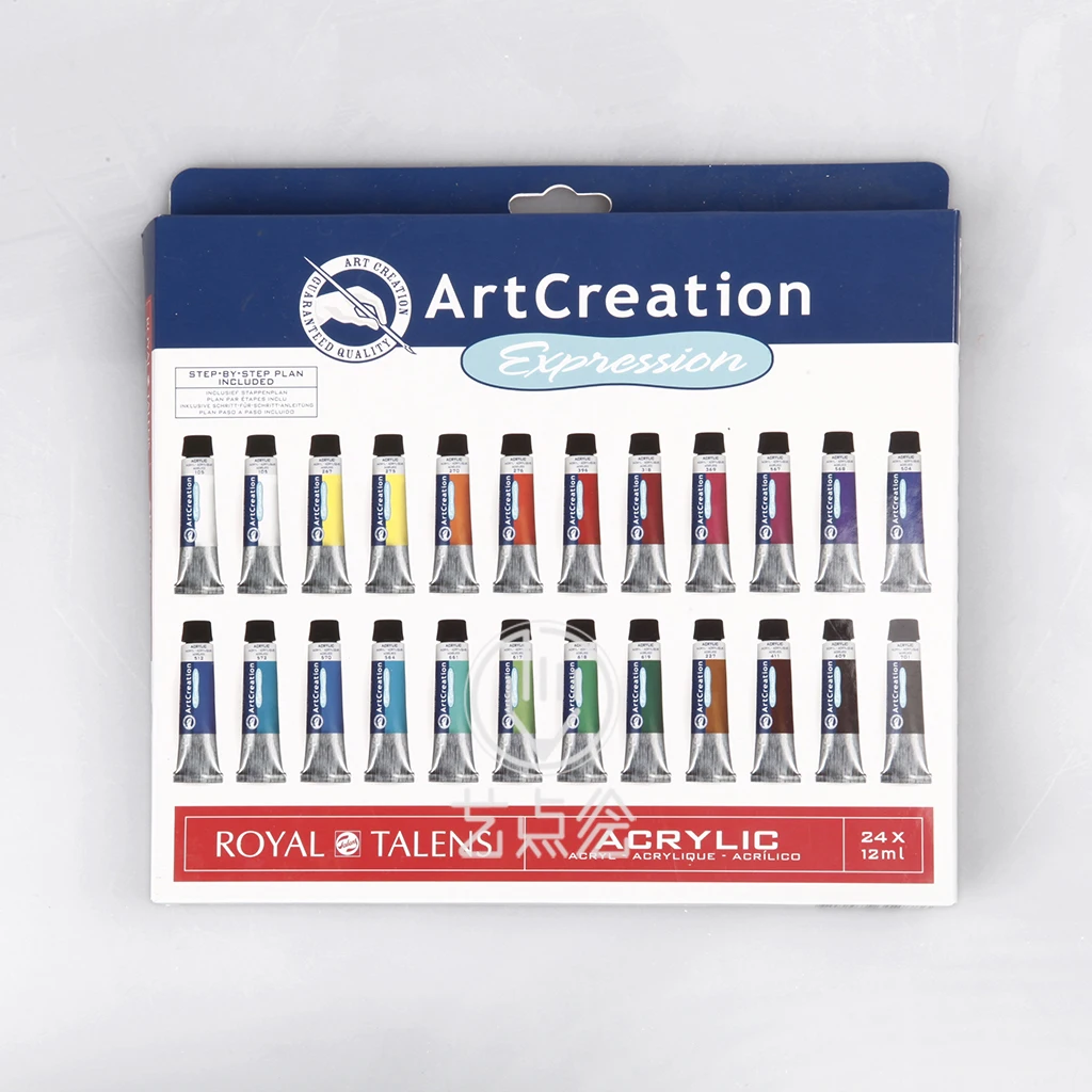 

Freeshipping ArtCreation Royal Talens artist level senior acrylic pigment 12ml 24 color