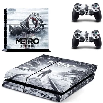 

Metro Exodus PS4 Skin Sticker Decal for Sony PlayStation 4 Console and 2 Controller Skin PS4 Sticker Vinyl
