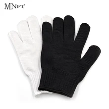 MNFT, 1 шт., уровень 5, перчатки с защитой от порезов, перчатки для рыбалки, защитные рабочие перчатки для самозащиты, черные, белые, дышащие перчатки