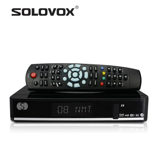 1 шт. Solovos/Open X6 цифра спутниковый телевизионный ресивер/медиаплеера TV Box Поддержка