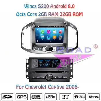 

Winca S200 Android 8.0 Car Multimedia DVD Player Radio For Chevrolet Captiva 2011 Stereo GPS Navigation Automagnitol 2 Din Video
