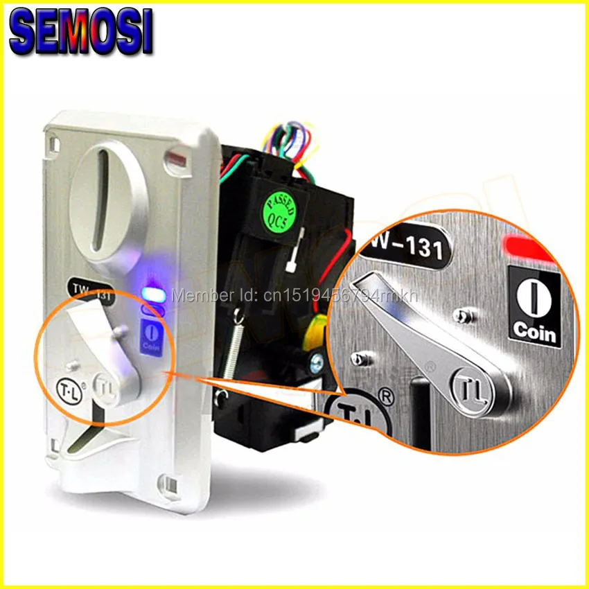 

TW-131 CPU Comparable Coin Acceptor Coin Selector Arcade Accessories for Arcade Games Vending Machine