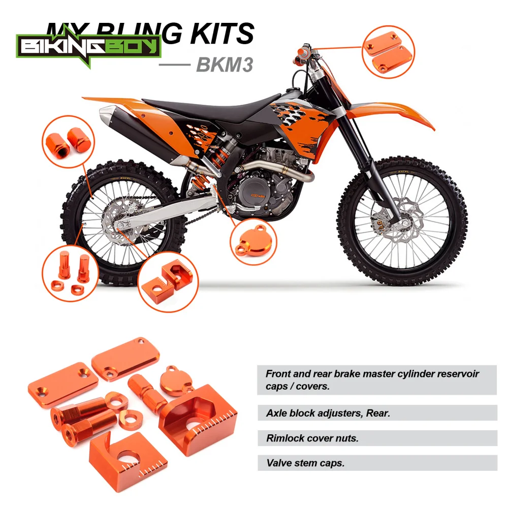 

BIKINGBOY Bling Kits for KTM SX 65 SX65 13 SX85 SX 85 2013 2014 Modification Set Motocross Motor Aluminium Alloy Accessories