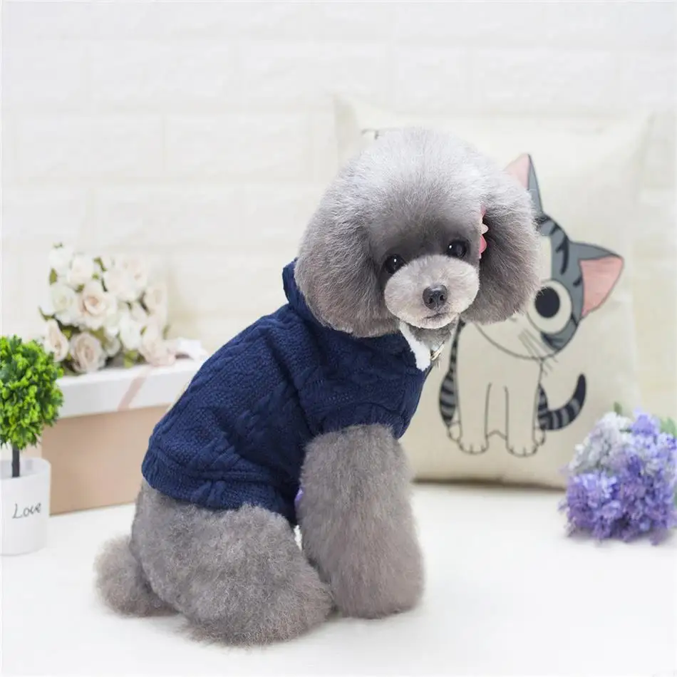 Новая одежда для собак, зимний теплый свитер для собак, пальто, утолщенная одежда для домашних животных, костюм для чихуахуа, толстовки, одежда, куртка chien