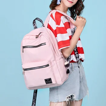 

Edison fashion School Bag Korean backpack female student bag simple fresh computer bag