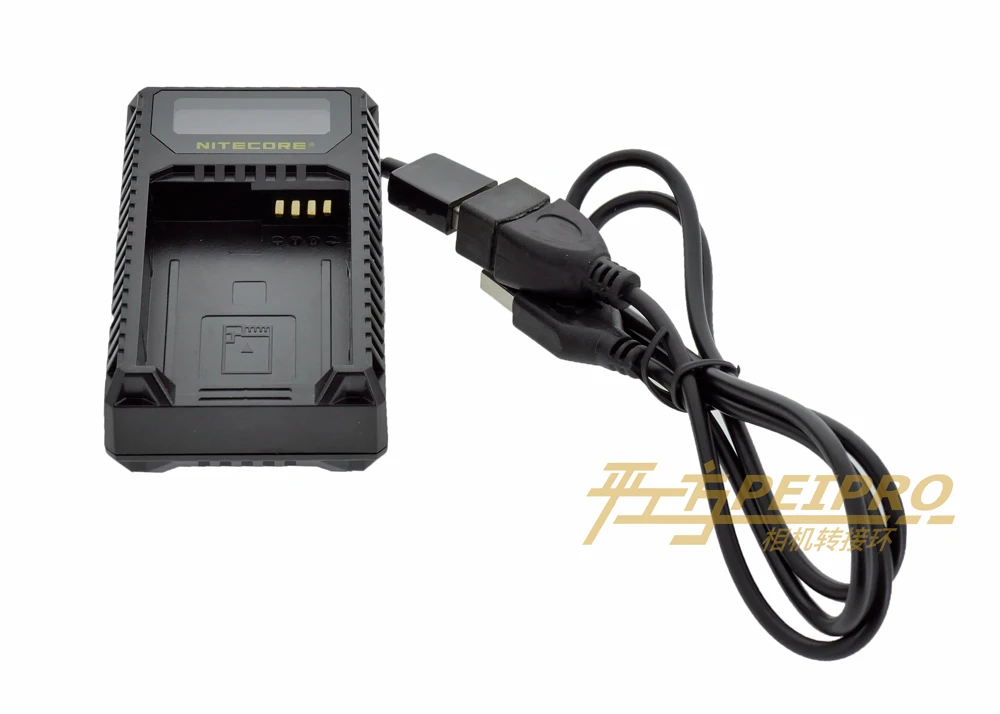 Nitecore UNK1 USB podwójne gniazdo ładowarka do aparat nikon Nitecore UNK1 ładowarka USB do baterii Nikon (EN EL14EN