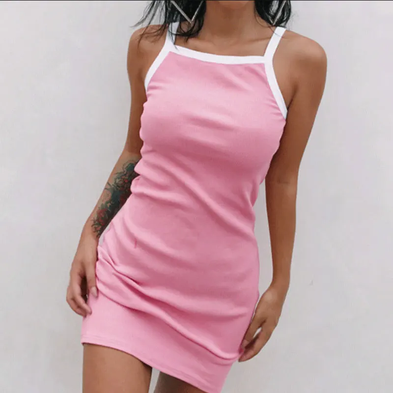 

Fashion Women Vest Dresses Mini Casual Dress Summer Clothes for Women Sexy Party Tank Strap Sundress Female Vestidos 2019