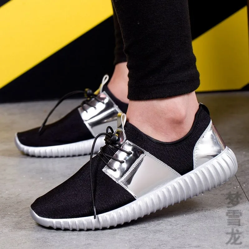 

Shoes Womens Fashion Sneakers Ladies Air Mesh Casual Loafers Outdoor Trend Creepers Low Cut Elastic Band Best Sellers Promotion