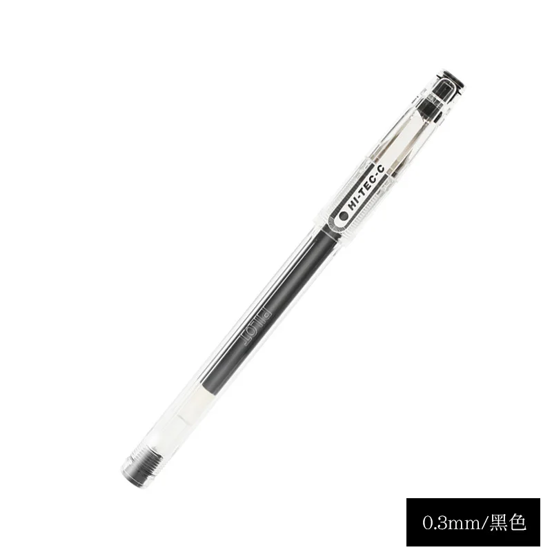 Пилот HI-TEC-C гелевая ручка BLLH-20C3 BLLH-20C4 BLLH-20C5 0,3 мм 0,4 мм 0,5 мм финансовых ручка Япония - Цвет: 0.3mm Black