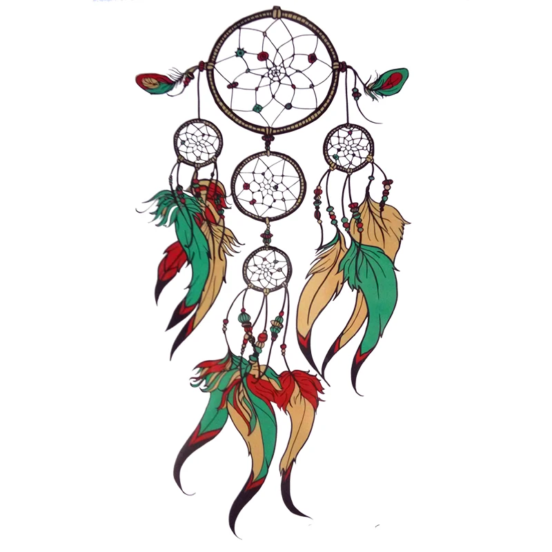 Dreamcatcher Waterproof Temporary Tattoo Stickers Dream Catcher Net
