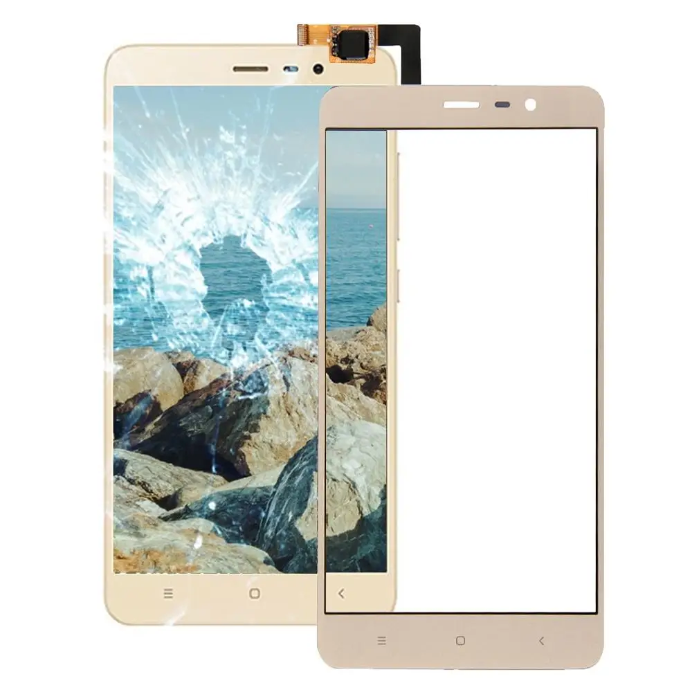 Для Xiaomi Redmi Note 3 сенсорный экран стекло дигитайзер передняя внешняя Сенсорная