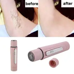 Мини-Электрический Для женщин мгновенный безболезненно тела для удаления волос дома удаления бритвы инструмент