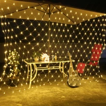 6 м x 4 м светодиодный сетчатый светильник 220 В светодиодный s Рождественская гирлянда светодиодный Faiy рождественские вечерние сценический внутренний декоративный светильник