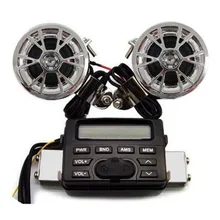 Водонепроницаемый мотоцикл аудио радио звук Системы стереодинамики MP3 Bluetooth на руль мотоцикла или аудио