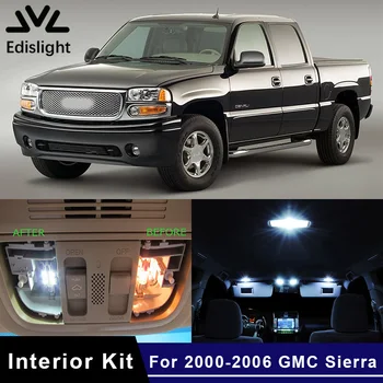 

Edislight 14Pcs White Canbus LED Lamp Car Bulb Interior Package Kit For 2000-2006 GMC Sierra 1500 2500 3500 Map Dome Trunk Light