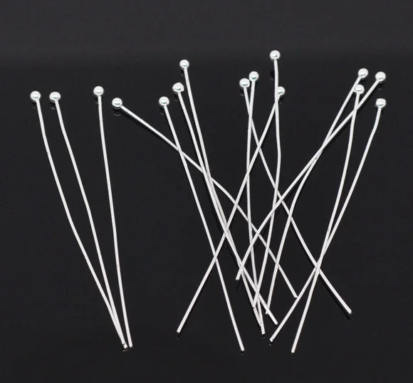 

Free Shipping 300pcs Silver Plated Ball Head Pins 0.5x50mm Jewelry Making Findings Wholesale