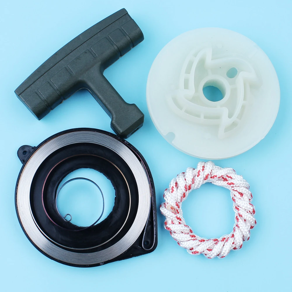 Husqvarna用リコイルスタータープーリースプリングハンドルグリップロープキット340 345 346xp 350 351 353 455