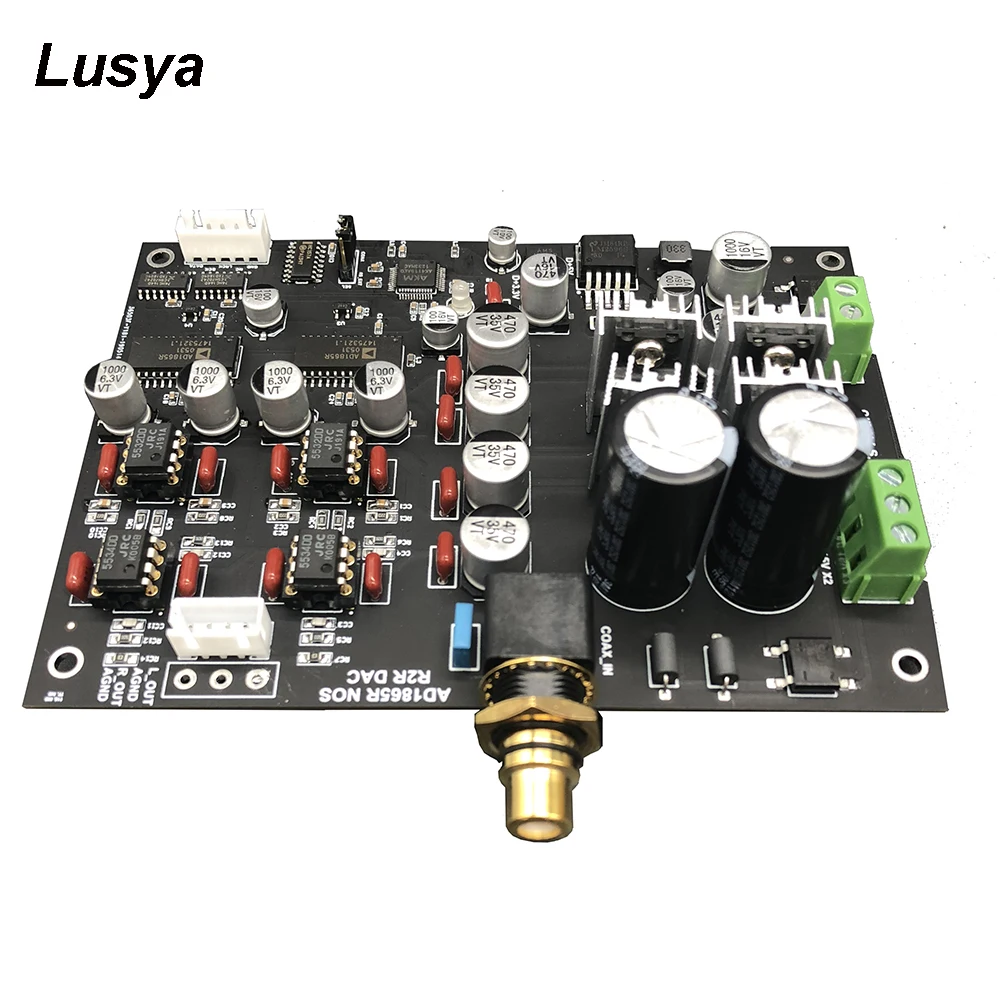 

Dual R2R AD1865R AK4118 NOS DAC Vinyl DAC SPDIF I2S 24 Bit AC Dual 15V Coaxial Input for HiFi Amplifier Board B2-005