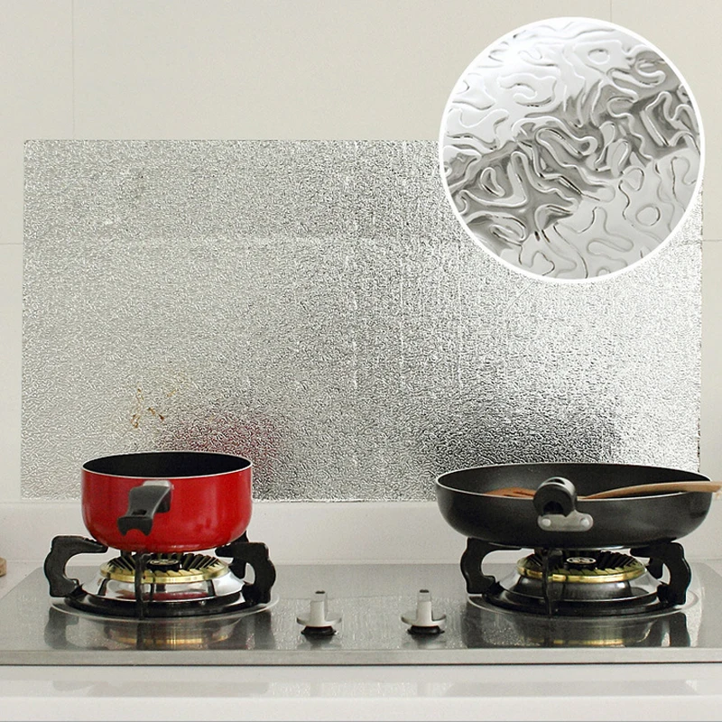 

2017 Top Selling Waterproof Sticker for Kitchen diy Oilproof Stickers Cabinet Stove Drawer Self Adhesive Home Wall Sticker SD054