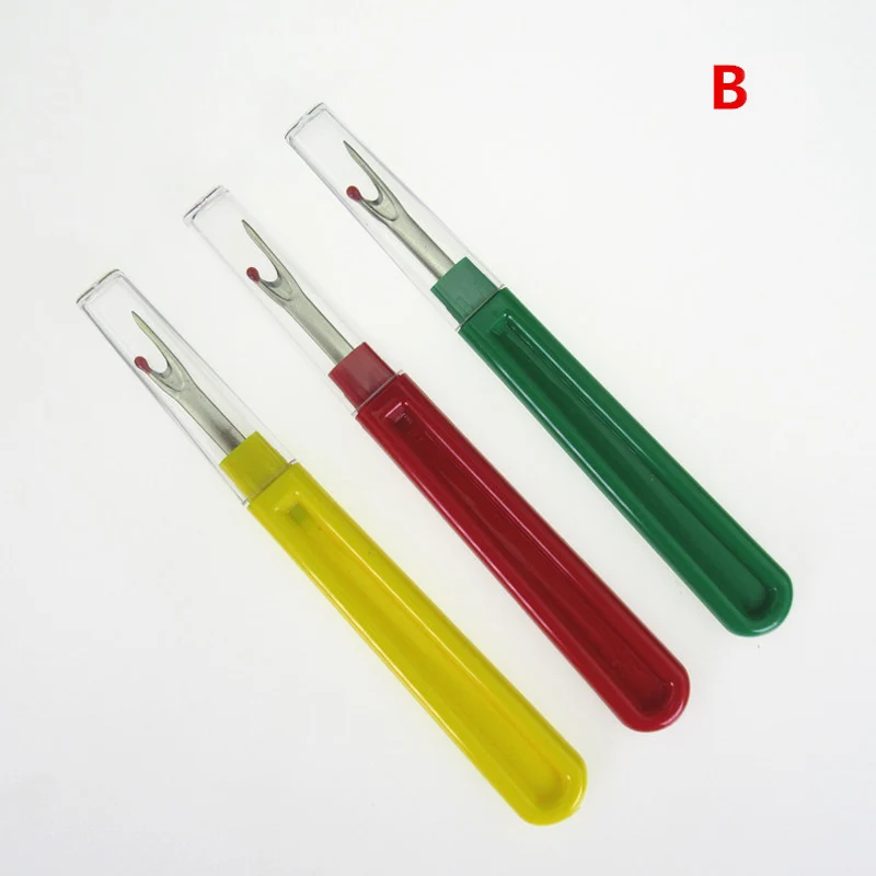 1 Набор большой маленький размер случайный цвет линия выбрать инструмент лоскутный шов рыхлитель вынуть устройство для стежков инструменты для вышивки крестом - Цвет: B