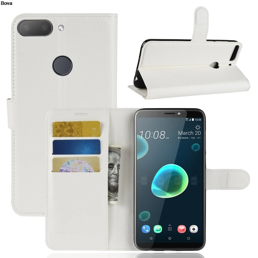 Чехол для htc Desire 12 12 s 12 plus, чехол-кошелек с отделением для карт, чехол для телефона из искусственной кожи