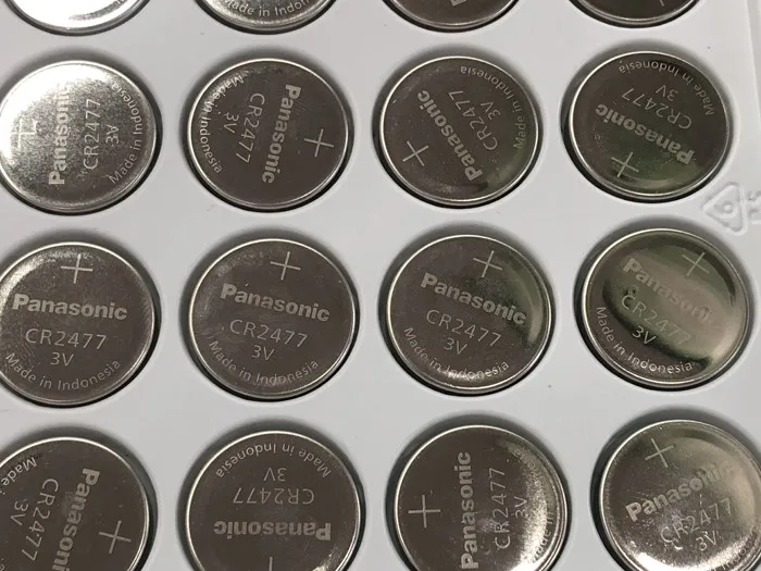 

100PCS/LOT New Original Battery For Panasonic CR2477 3V High Performance High Temperature Resistant Button Coin Cell Batteries