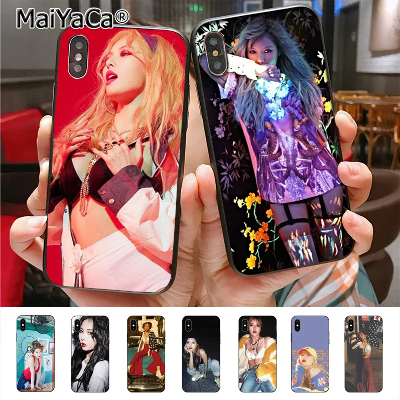 

MaiYaCa Kpop Super Star HyunA Unique Design phone case for iphone 11 Pro X 7plus 6 6s 7 8 8Plus 5 5S case