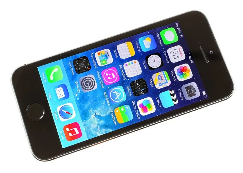 Разблокированный смартфон Apple iPhone 5S 4," 640x1136px двухъядерный 64 Гб ПЗУ IOS gps Bluetooth мобильный телефон