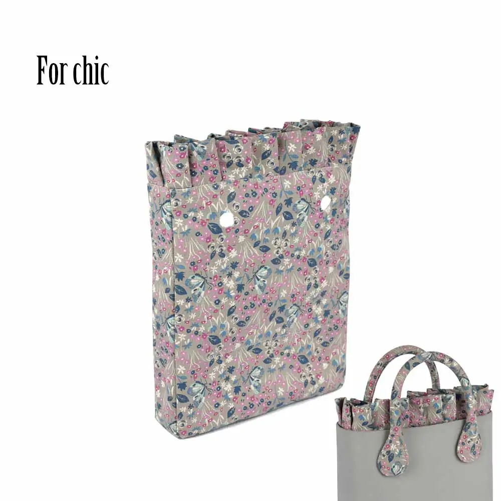 Новый Яркий плиссированный вкладыш внутренний карман из холста для O CHIC OCHIC
