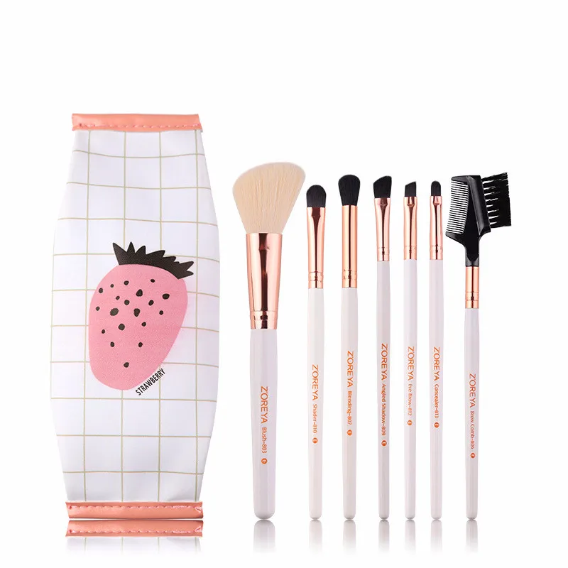 

8Pcs Makeup Brushes Set Eye Shadow Foundation Powder Eyeliner Eyelash Lip Make Up Brush Cosmetic Beauty Tool Kit Hot