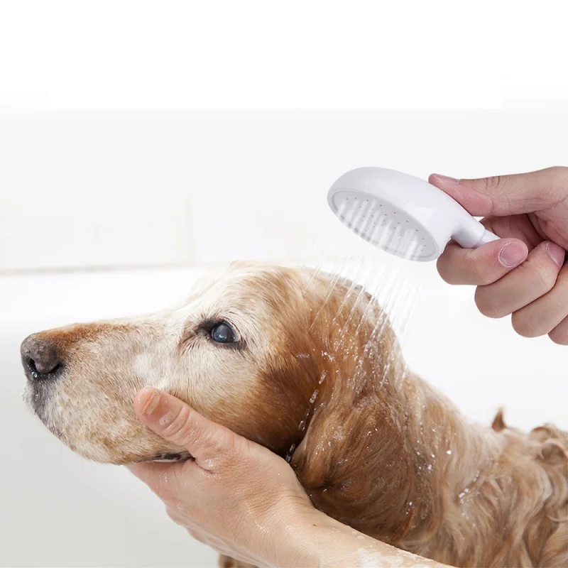 

Push on Bath Shower Head multifunctional Dog Shower Drain Hose Portable cleaning Spray Shower head Pet Cleaner Jet