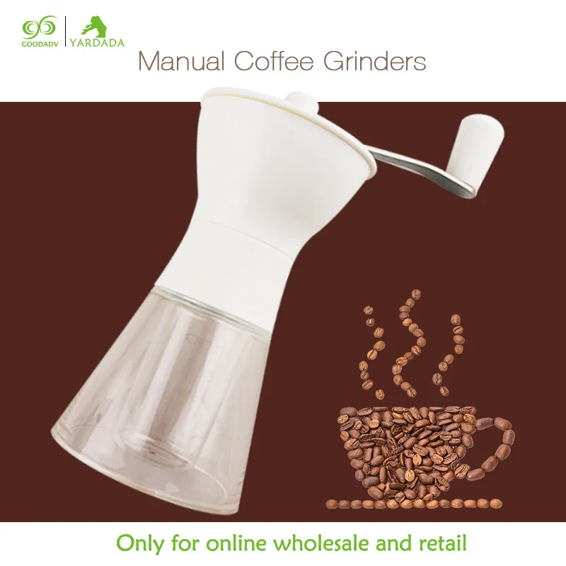 Hand coffee grinders manual washable ABS cafe grinder kitchen tools