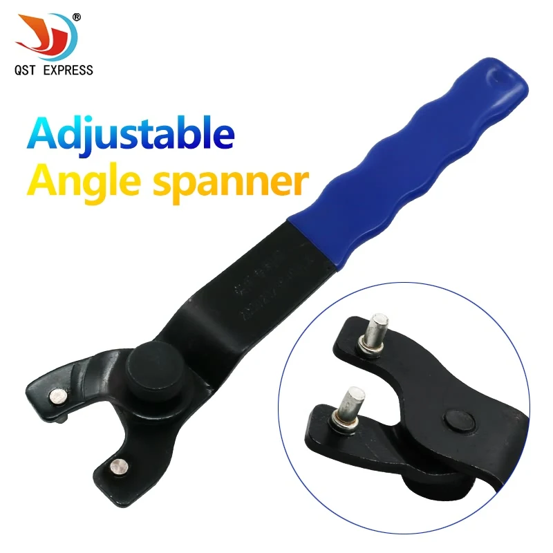 

Adjustable Angle Grinder Key Pin Spanner Plastic Handle Pin Wrench Spanner Home Wrenches Repair Tool
