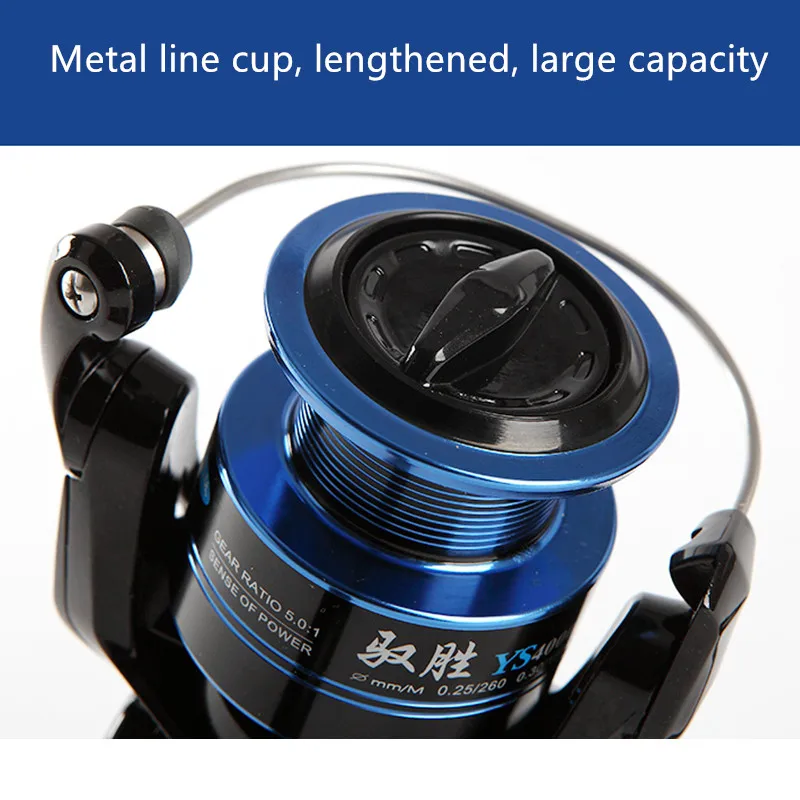 2000-4000 series Fishing reel spinning wheel fashion version full metal fish wheel left and right interchangeable distant wheel
