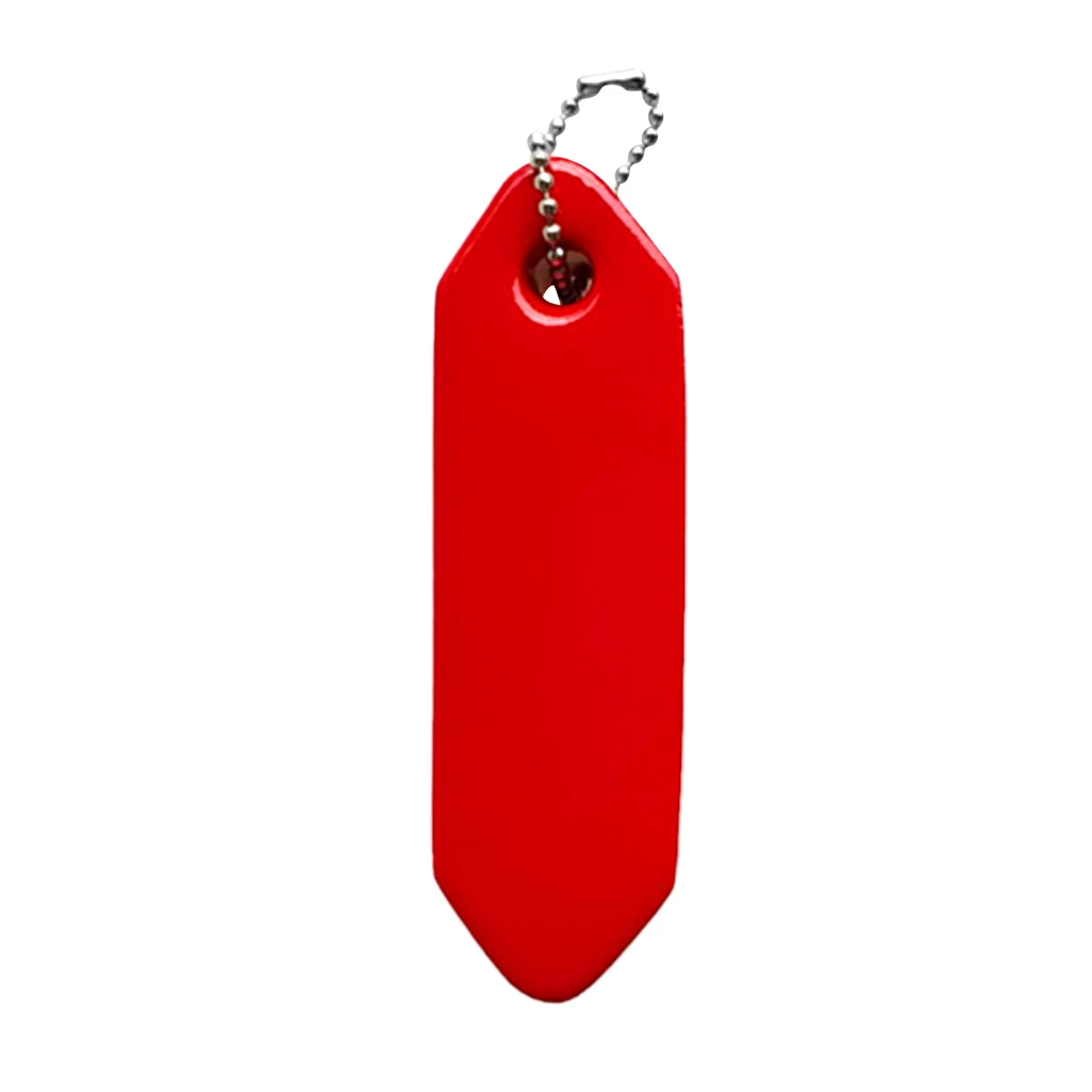Anti-Lost Floating Foam Keychain Buoyant Key Ring Water Sports Boating Kayaking Fishing Boat Sailing Buoy Key Float (Red)