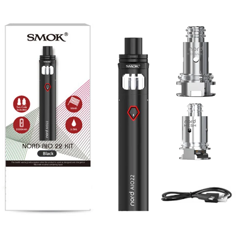 Оригинальный SMOK Nord AIO 19 комплект 2 мл + Встроенный аккумулятор 1300 мАч Норд сетка