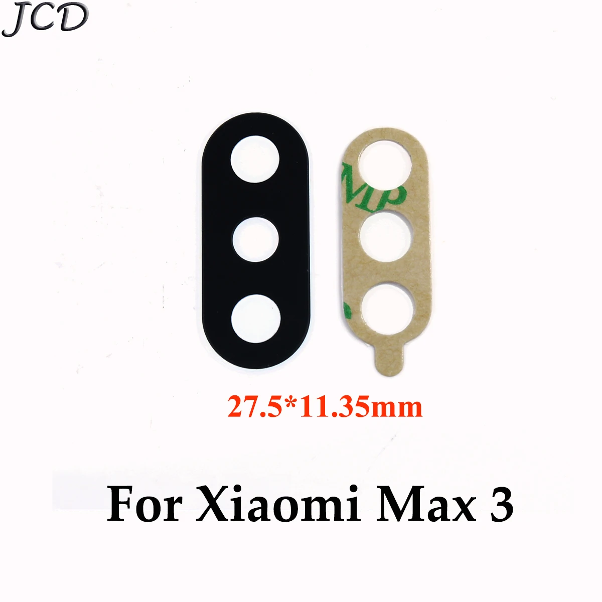 JCD для Xiaomi Mi Mix 2 2S Max 3 задняя камера стеклянный объектив Запасные части + клейкая