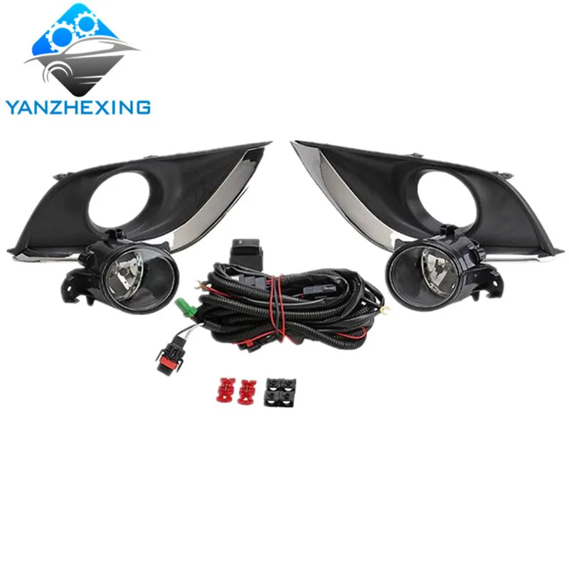 Высококачественный противотуманный светильник для NISSAN Sunny, Versa Sedan ALMERA N17 - Цвет: Fog Lamp set