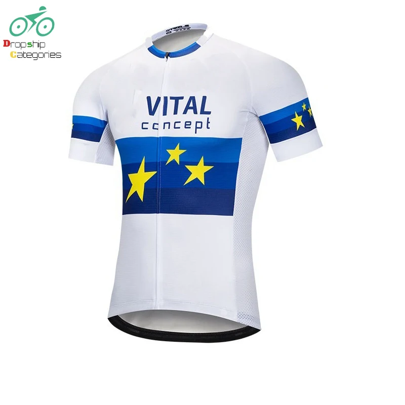 

DsC VITAL Cycling Jersey Tops Summer Racing Cycling Clothing Ropa Ciclismo Short Sleeve mtb Bike Jersey Shirt Maillot Ciclismo