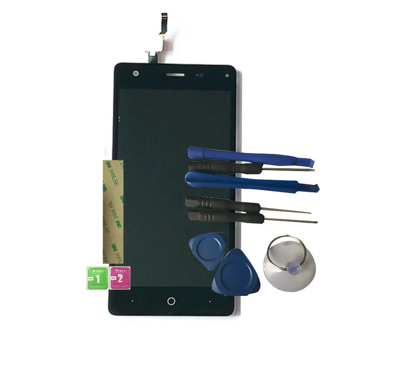 

RYKKZ For SENWA LS5U LCD Display With Touch Screen Digitizer Assembly Replacement With Tools +3M Sticker